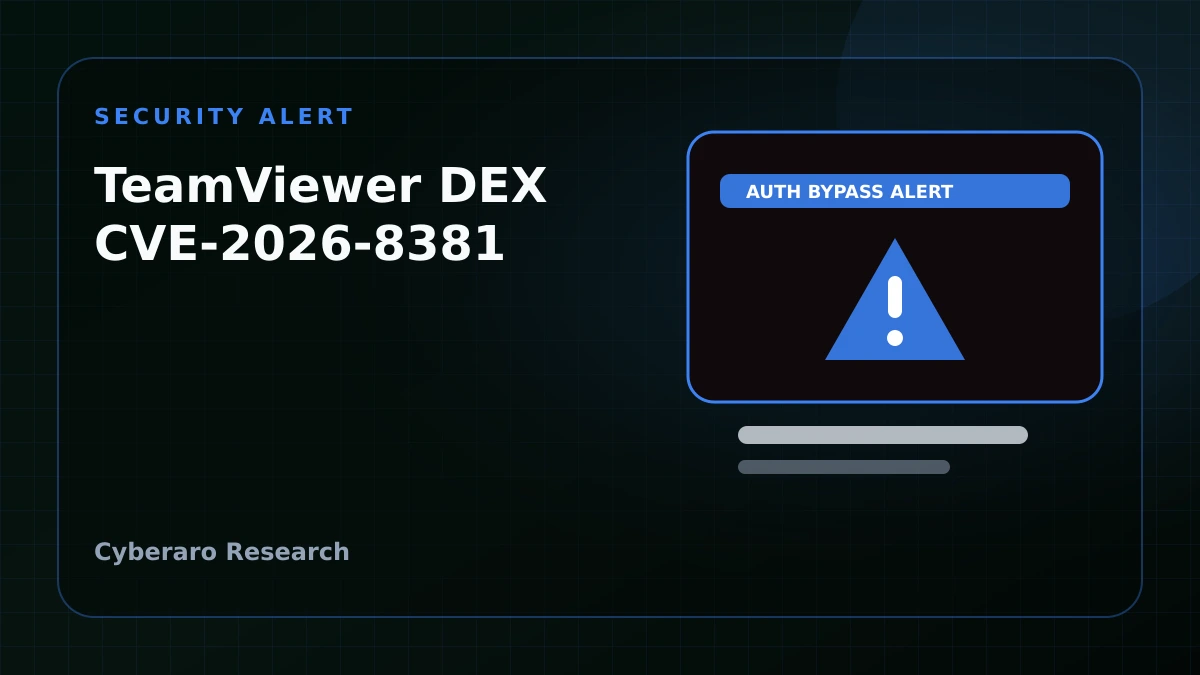CVE-2026-8381 security alert illustration