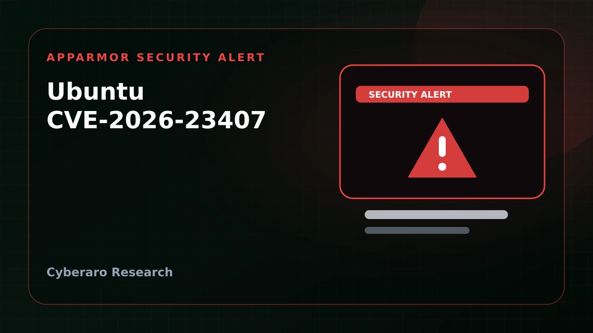 Linux AppArmor security alert illustration showing DEFAULT table validation risk and policy engine hardening guidance.